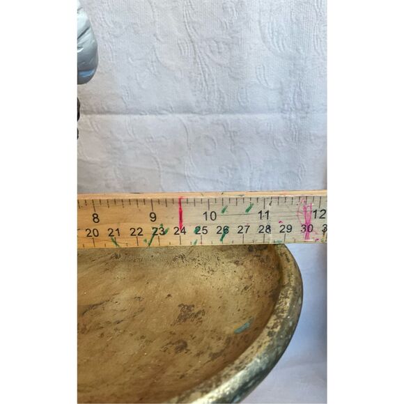 Vintage Chef 25" Tall Standing Resin w/Spinning Tray and Chef's Hat and Spoon - Picture 6 of 16